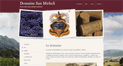 Desktop Screenshot of domainesanmicheli.com