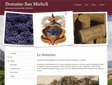 Tablet Screenshot of domainesanmicheli.com